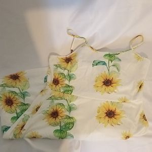 Womens sunflower dress size XL